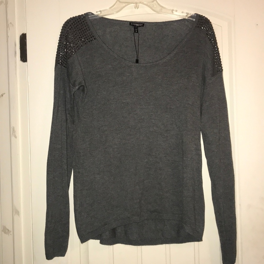 Express gray sweater - Picture 1 of 3